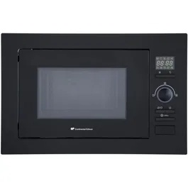 Continental Edison CEMO25GEB2 Micro-ondes encastrable avec grill, 25L, 900W, noir, L59.5 x H38.8 x P40 cm