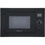 Continental Edison CEMO25GEB2 Micro-ondes encastrable avec grill, 25L, 900W, noir, L59.5 x H38.8 x P40 cm