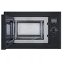 Continental Edison CEMO25GEB2 Micro-ondes encastrable avec grill, 25L, 900W, noir, L59.5 x H38.8 x P40 cm