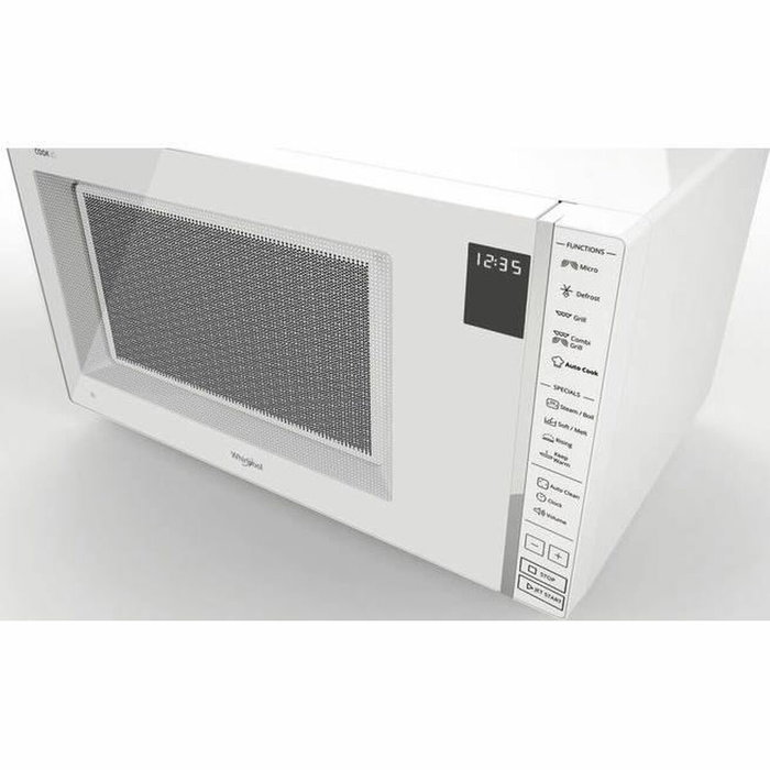 Whirlpool MWP304W Micro-ondes avec Gril et Vapeur, 30L, Blanc