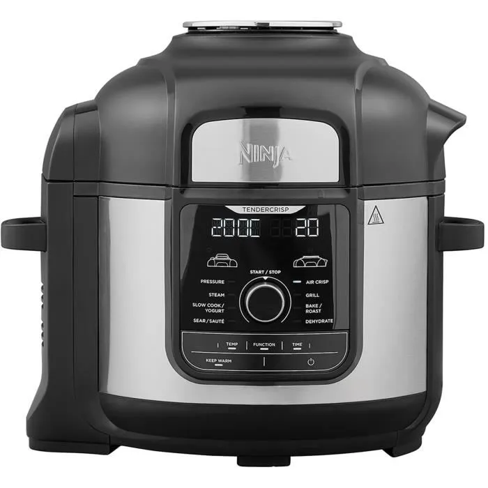 Ninja Multicuiseur Foodi Max OP500EU - 7.5L, 9 Programmes, Technologie TenderCrisp, 1760W - Pour des Plats Croustillants et Dorés Ninja Multicuiseur Foodi Max OP500EU - 7.5L, 9 Programmes, Technologie TenderCrisp, 1760W - Pour des Plats Croustillants et Dorés