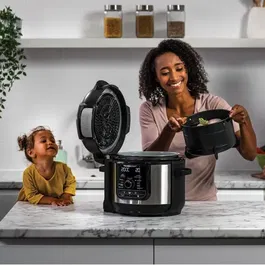 Ninja Multicuiseur Foodi Max OP500EU - 7.5L, 9 Programmes, Technologie TenderCrisp, 1760W - Pour des Plats Croustillants et Dorés