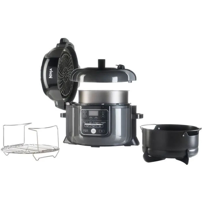 Ninja Foodi OP300EU Multicuiseur 7-en-1, 6L, 7 Programmes (Cuisson Sous Pression, Dorure), 1500W