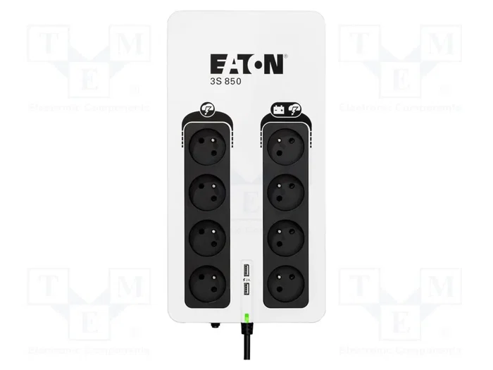 Eaton Onduleur 3S 850VA 510W avec 8 prises FR