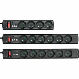 Eaton Protection Strip PS4F - Multiprise parafoudre 4 prises françaises - Noir