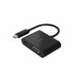 Belkin Adaptateur USB-C vers VGA avec charge Power Delivery 60 W - Noir - AVC001BTBK