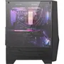 MSI MAG FORGE 100R Boîtier PC ATX Noir avec Fenêtre en Verre Trempé - Support Rad 240mm Avant/Haut, 120mm Arrière