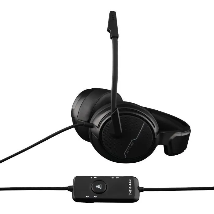 The G-Lab Korp Thallium Casque Gaming avec Micro USB - Son Surround 7.1 Digital - Compatible PC et PS4