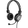 Bluestork Casque-micro MC201 avec micro flexible, contrôle du volume et réduction de bruit - Compatible Windows, Mac, Smartphone, Tablette