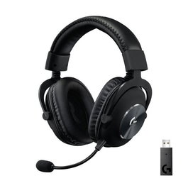 Logitech PRO X Wireless Gaming Headset - Casque Gaming Sans Fil LIGHTSPEED avec Micro Blue VO!CE et Son DTS Headphone:X 2.0 - Noir