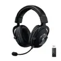 Logitech G Casque Gaming PRO X Sans Fil Noir - Bluetooth - PC - Technologie LIGHTSPEED 2.4 GHz et son Surround 7.1 - Micro Blue VO!CE