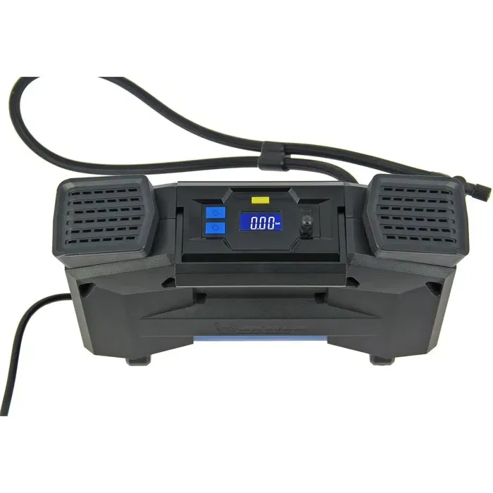 Michelin Compresseur d'air 230V haute performance - Moteur DIRECT DRIVE double pistons, gonflage de 0.05 à 7 bars, 2 min pour pneu standard