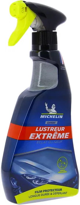 Michelin Gamme Expert - Lustreur brillance extrême pour carrosserie - Pulvérisateur 500ml - Film protecteur longue durée - Brillance pour peinture métallisée, vernie, nacrée, mate