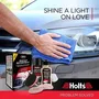 Holts - Kit Réparateur et Polisseur de Phares Voiture avec Disques Abrasifs, Mousse et Adaptateur Perceuse - Nettoyant et Protecteur Optique