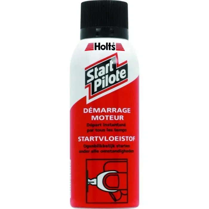 Holts Start Pilote Démarreur Moteur en Aérosol - Pour Moteurs Essence et Diesel - Lubrifie l'Injection - Anti-Corrosion - 150 ml