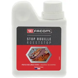 Facom Stop-Rouille - Anti-rouille concentré 125 ml - Neutralise la rouille et crée une couche protectrice durable, résistante aux intempéries et à l'air salin