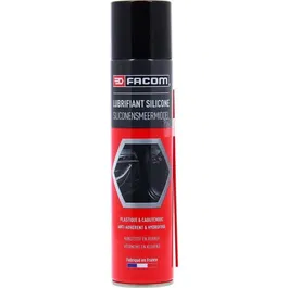 Facom Lubrifiant Silicone Aérosol 300ml Concentré - Incassable pour Mécanismes, Joints Plastique et Caoutchouc - Hydrofuge, Anti-Adhérent, Non Gras