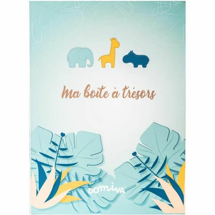 Domiva Boîte à trésors et journal de naissance - Multicolore