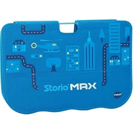 VTECH Storio Max 5'' - Étui-Support de Protection pour Tablette - Version française - Bleu