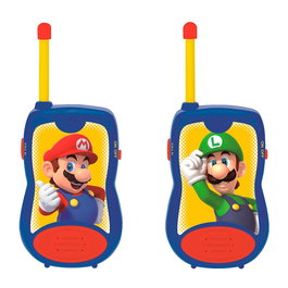 Lexibook Super Mario - Walkie-talkies avec licence officielle, portée 120 mètres, pince de ceinture, pour enfants à partir de 3 ans