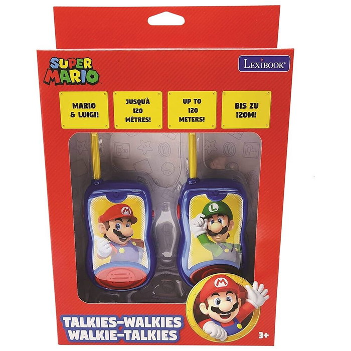 Lexibook Talkie-walkie Super Mario Rouge