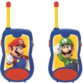 Lexibook LEXIBOOK Talkies-Walkies Super Mario, portée 120 m, 2 appareils avec antenne flexible et clip de ceinture