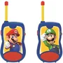 Lexibook LEXIBOOK Talkies-Walkies Super Mario, portée 120 m, 2 appareils avec antenne flexible et clip de ceinture