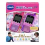Vtech Kidi Talkie - Talkie-walkie pour enfants 4 à 10 ans - Rose et Violet - Écran LCD rétroéclairé, jeux, transformation de voix - Version française