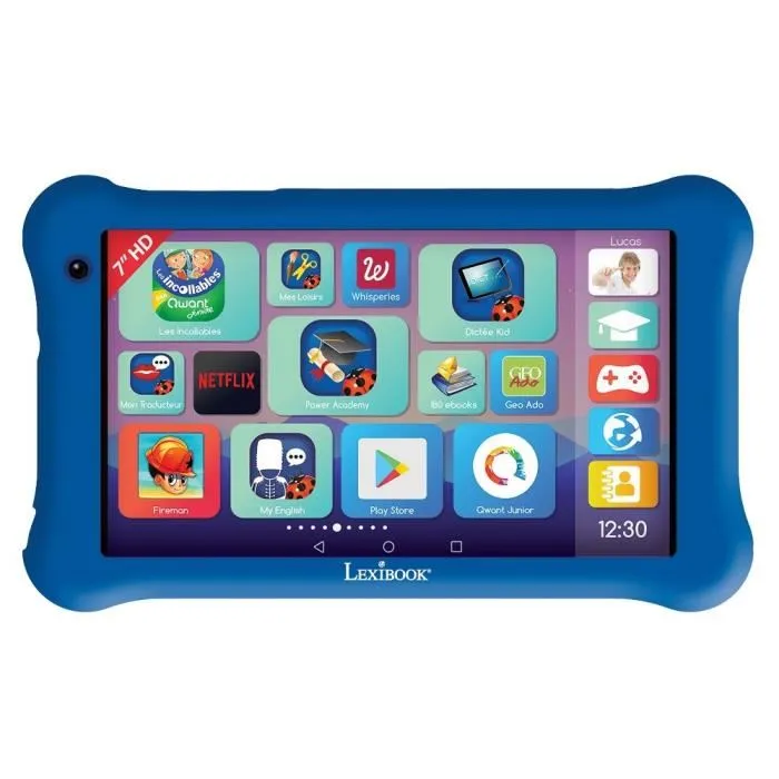 Lexibook LexiTab Master 7 Tablette Enfant 7'' HD Quad Core 1Go RAM Bluetooth Jeux Applications