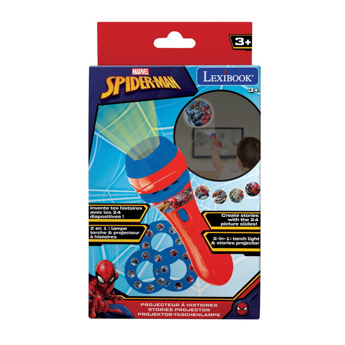 Lexibook Projecteur d'histoires et lampe torche Spider-Man Lexibook Projecteur d'histoires et lampe torche Spider-Man