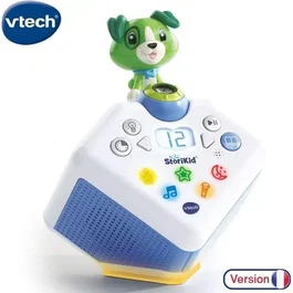 VTech Storikid Mon Conteur d'Histoires Bleu - Lecteur d'histoires avec projection lumineuse - 3 à 8 ans