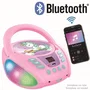 Lexibook Lecteur CD Portable Bluetooth Licorne Violet Rose