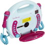 Lexibook Lecteur CD portable karaoké La Reine des Neiges avec 2 microphones