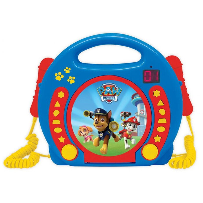 Lexibook Lecteur CD Karaoké Pat' Patrouille avec 2 Microphones Lexibook Lecteur CD Karaoké Pat' Patrouille avec 2 Microphones