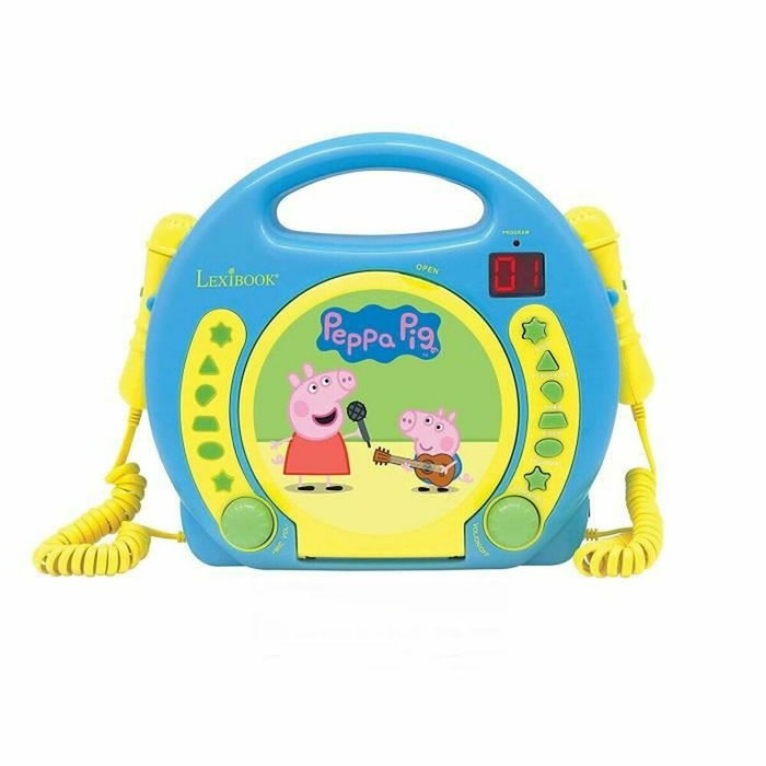 Lexibook Lecteur CD Karaoké Peppa Pig avec 2 microphones