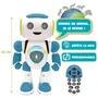 Lexibook Powerman Junior - Robot éducatif intelligent programmable pour enfants, avec télécommande, jeu de devinettes, effets sonores et lumineux, langue française
