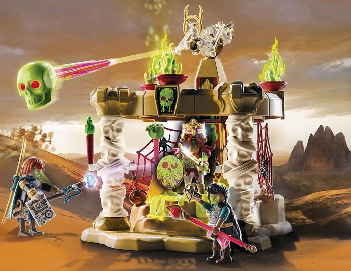 Playmobil Templo del Sal'Ahari Sands - Set de Jeu avec Fonction Lumineuse
