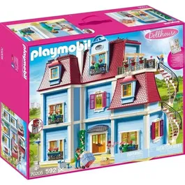 PLAYMOBIL 70205 Grande Maison Traditionnelle Maison de Poupée - 592 Pièces - Jouet de Construction - À Partir de 4 Ans