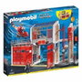 Playmobil 9462 Caserne de pompiers avec hélicoptère City Action
