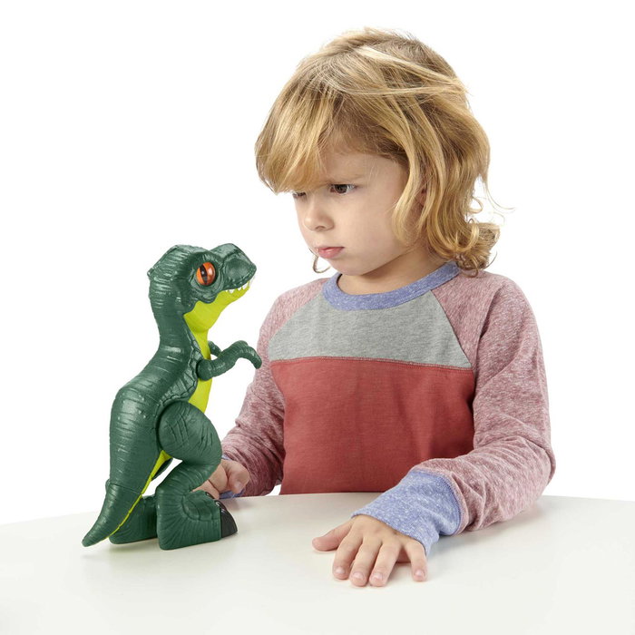 Mattel - Jurassic World Imaginext - Figurine T-Rex XL Dinosaure - Figurine Géante avec Membre Articulés - Jouet - Recommandé 3 Ans et Plus - Réf. GWP06