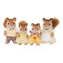 Sylvanian Families Famille Écureuil Roux - 4 figurines articulées