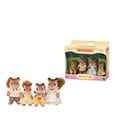 Sylvanian Families Famille Écureuil Roux - 4 figurines articulées