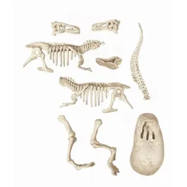 Clementoni Science & Jeu Archéo Ludic - Kit de Fouilles Vélociraptor avec Squelette Lumineux