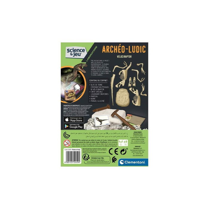 Clementoni Archéo Ludic Vélociraptor