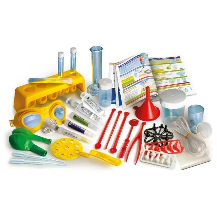 Clementoni Science & Jeu - Ma Chimie : Coffret avec plus de 150 Expériences Scientifiques et Sécurisées pour Enfants à partir de 8 Ans