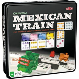 Tactic Jeu de dominos Mexican Train - Boîte métal