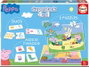 Educa Peppa Pig Superpack 4 en 1 : Jeu de duos, jeu d'association et 2 puzzles pour enfants de 3 à 5 ans