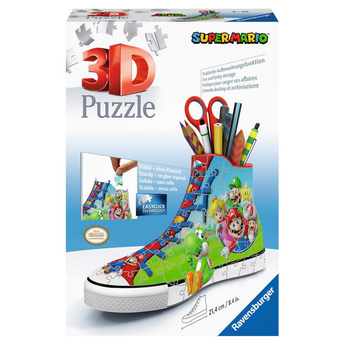 Ravensburger Puzzle 3D Sneaker Super Mario 108 pièces