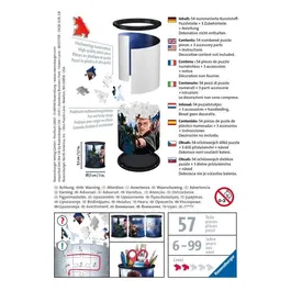 Ravensburger - Puzzle 3D Pot à Crayons Harry Potter - 54 pièces en plastique sans colle - À assembler - Dès 6 ans