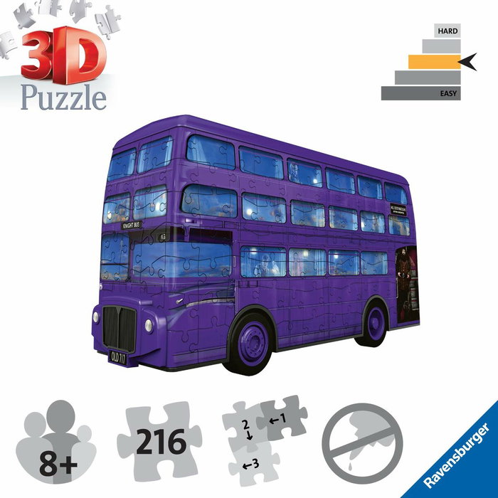 Ravensburger Puzzle 3D Magicobus Harry Potter, 216 pièces